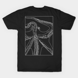 Octopus from below with frame T-Shirt